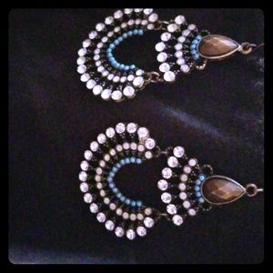 Crystal's in bronze . No stones missing. Beautiful